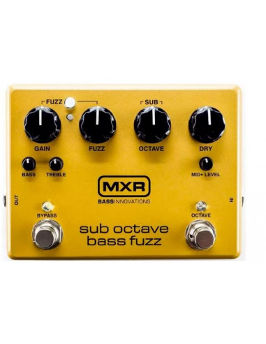 MXR Sub Octave Bass Fuzz - M287 EFFETTO FUZZ A PEDALE PER BASSO