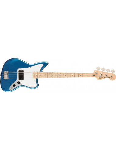 Squier Affinity Series Jaguar Bass H Maple Fingerboard, White Pickguard, Lake Placid Blue