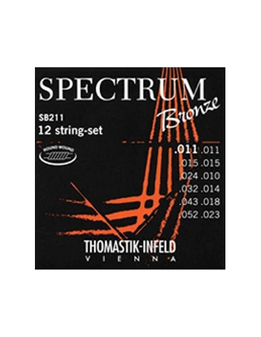 THOMASTIK - SPECTRUM BRONZE SB211 SET CHITARRA 12 CORDE