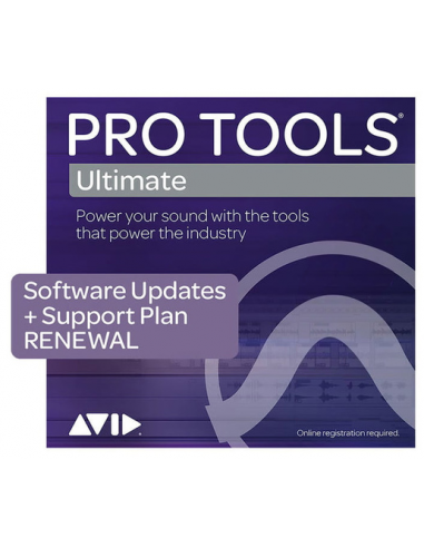 AVID Pro Tools Ultimate 1-Year Software Update + Support Plan Renewal