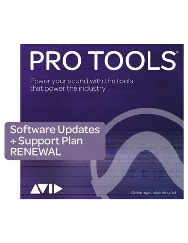 AVID Pro Tools 1 Year Updates + Support Plan Renewal