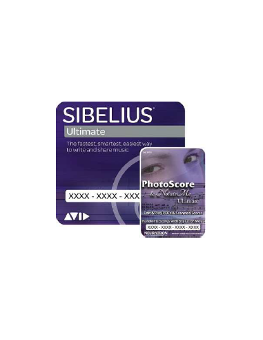 AVID Sibelius Ultimate Perpetual License+Photoscore & NotateMe Ultim.