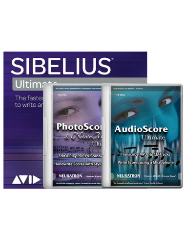 AVID Sibelius Ultimate Perpetual License + Photoscore & NotateMe + AudioScore
