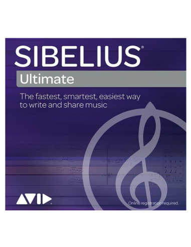 AVID Sibelius Ultimate 1-Year Software Upd + Support Plan Renewal