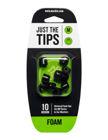MACKIE Mp Series Medium Foam Black Tips Kit