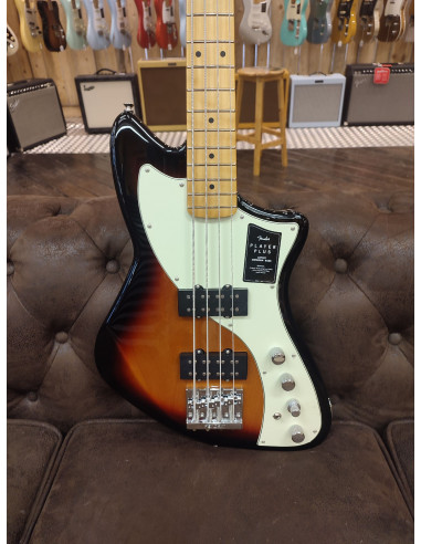 Fender Player Plus Active Meteora Bass, Maple Fingerboard, 3-Color Sunburst