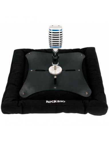 ROCKBAG RB 22181 B - Cuscino per batteria con supporto microfono incorporato