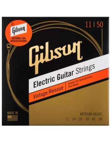 GIBSON Vintage Reissue Electric Guitar Strings Medium