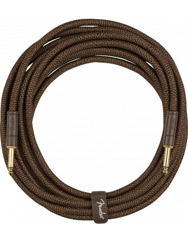 Fender  Paramount 18.6 Acoustic Instrument Cable, Brown