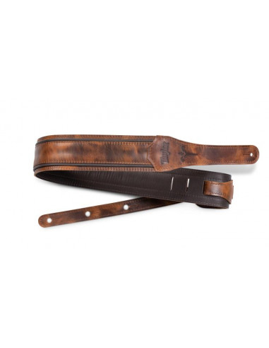Taylor Reflections 2.5" Leather Guitar Strap - Palomino