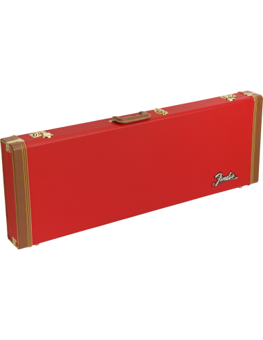 FENDER Classic Series Wood Case Strat/Tele Fiesta Red