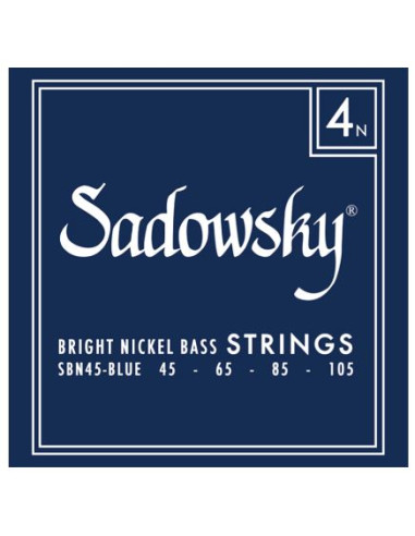Sadowsky SBN45 Corde basso elettrico 45-105 Blue Label Nickel