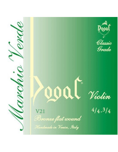 DOGAL V21 MARCHIO VERDE 4/4-3/4 MUTA CORDE