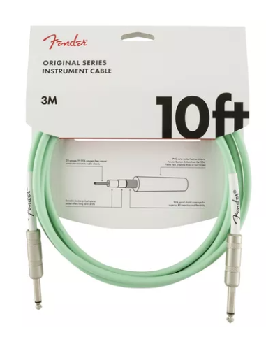 FENDER Original Series Instrument Cable 3m Surf Green
