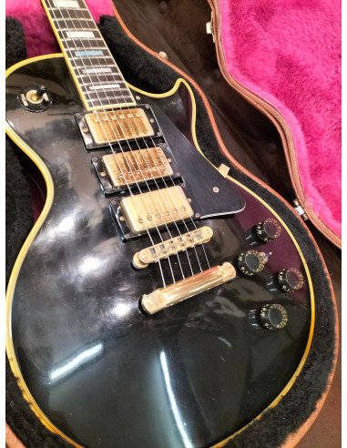 Gibson Les Paul Custom 3 Pick Up Black 1980