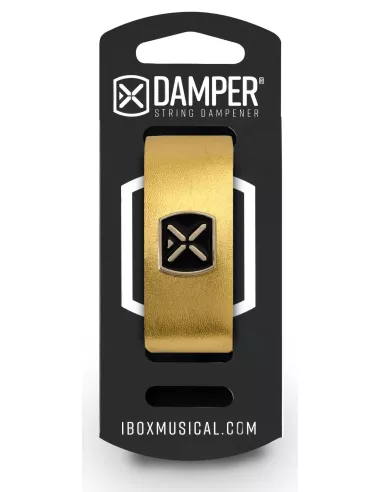 Ibox Musical Damper DM SM02 Metallic Gold Leather / Iron Tag
