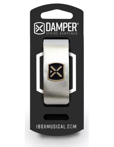 Ibox Musical Damper DM SM01 Metallic Silver Leather / Iron Tag