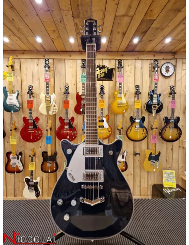 GRETSCH G5232LH Electromatic Double Jet FT V-Stoptail Midnight Blue