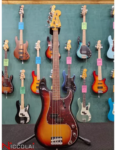 Fender American Vintage II 1960 Precision Bass, Rosewood Fingerboard, 3-Color Sunburst
