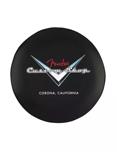 FENDER Custom Shop Chevron Logo Barstool Black/Chrome 24"