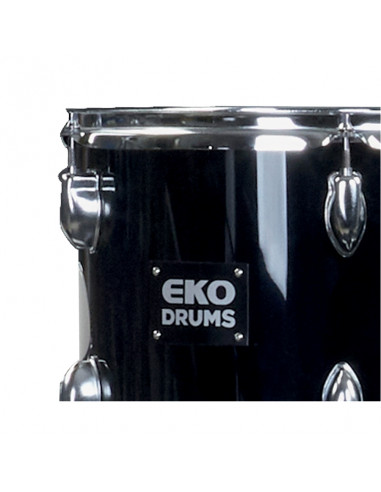 Eko Drums ED-200 Drum kit Black - 5 pezzi