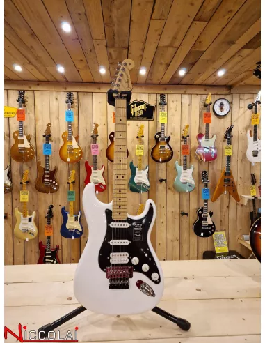 Fender Player Stratocaster FLOYD ROSE HSS Maple Fingerboard, Polar White