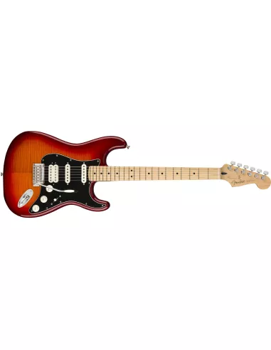 Fender Player Stratocaster HSS Plus Top, Aged Cherry Burst, Maple