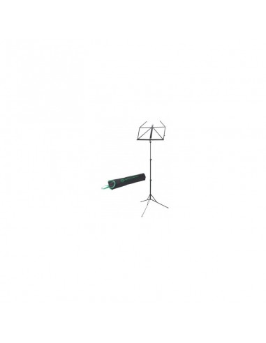 K&M 10100 black Music stand in carrying case