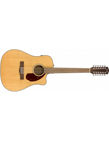 Fender CD-140SCE 12-STRING Walnut Fingerboard, Natural w/Case