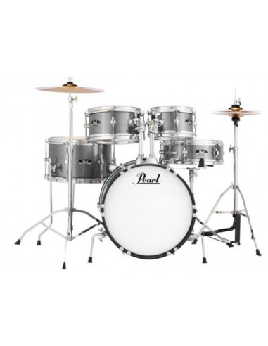 Pearl Roadshow Junior 5pc Complete Drum Kit, Grindstone Sparkle