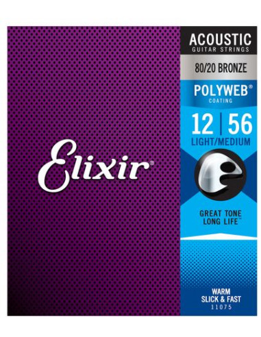ELIXIR 11075 Acoustic 80/20 Bronze Polyweb