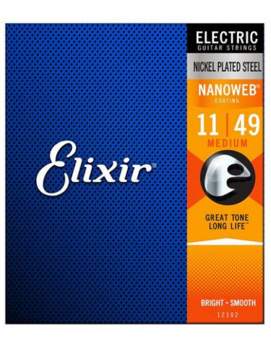 ELIXIR 12102 Nanoweb Medium Electric