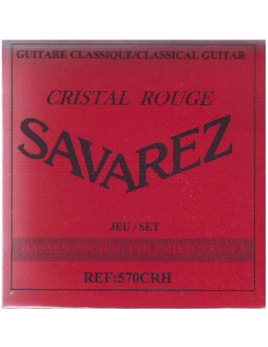 Savarez 570CRH Cristal Soliste POLISHED Classical Guitar Strings Normal Tension
