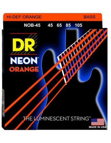 DR STRINGS NOB-45 Neon Orange
