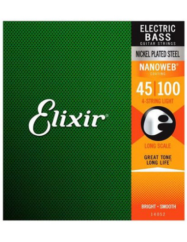 ELIXIR 14052 Nanoweb Light Long Scale Bass