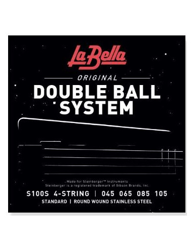 La Bella s100s double ball bass standard 45-105