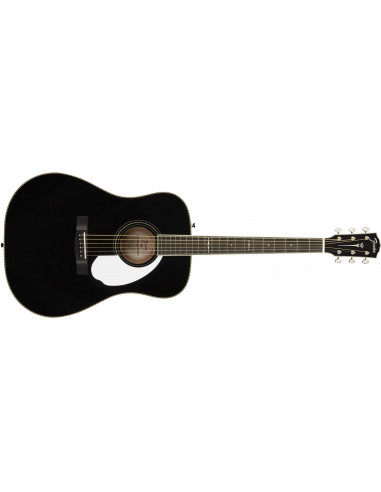 FENDER LIMITED EDITION PM-1 DREADNOUGHT Deluxe Dreadnought with Case, Ebony Fingerboard, Black