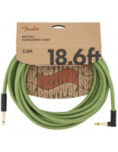 Fender 18.6' Ang Cable Pure Hemp Green