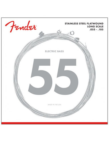 FENDER 9050 STAINLESS FLATWOUND BASS STRINGS