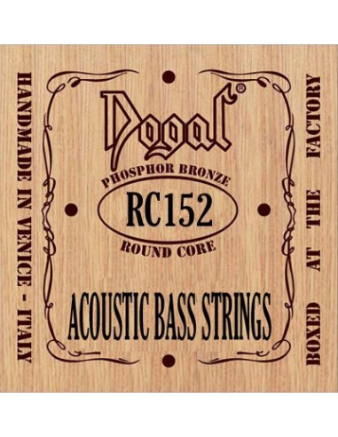 Dogal RC152B Phosphor Bronze Round Core Acoustic Bass Strings 40-100