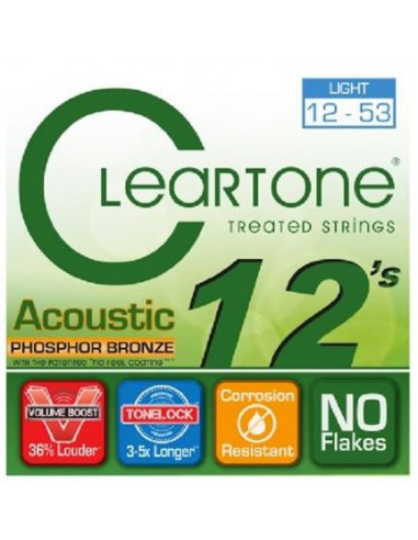 CLEARTONE CL7412 Bronze Acoustic Strings Light