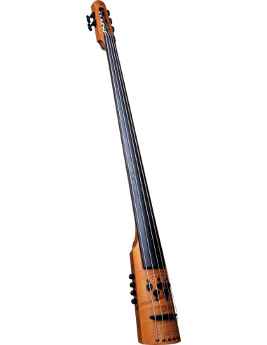 NS Design - CR Electric Upright Bass 5 Amber Stain EMG Pickup