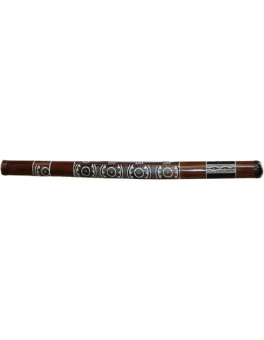 TANGA DD02H-3 Didgeridoo Bambù 120 Cm Pattern Circolari