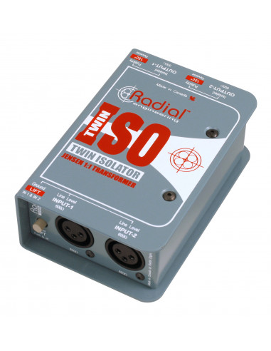 RADIAL TWIN ISO Stereo Line Level Isolator